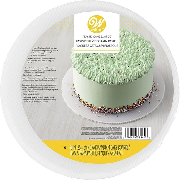 Wilton 10-Inch White Cake Boards, 9 Count