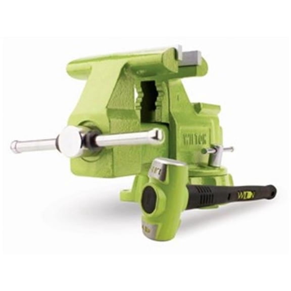 Wilton 11128BH B.A.S.H 6.5" Utility Bench Vise w/ 4lb Sledge Hammer Combo