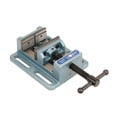 thumbnail image 1 of Wilton 11744 4 Inch V Groove Jaw Steel Low Profile Work Bench Drill Press Vise, 1 of 5
