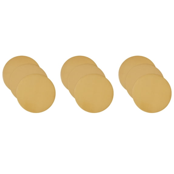 Wilton 12 Inch Round Gold Glitter Cake Boards (Pack of 9)