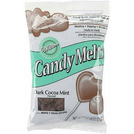 Candy Melts 12oz-Dark Cocoa Mint