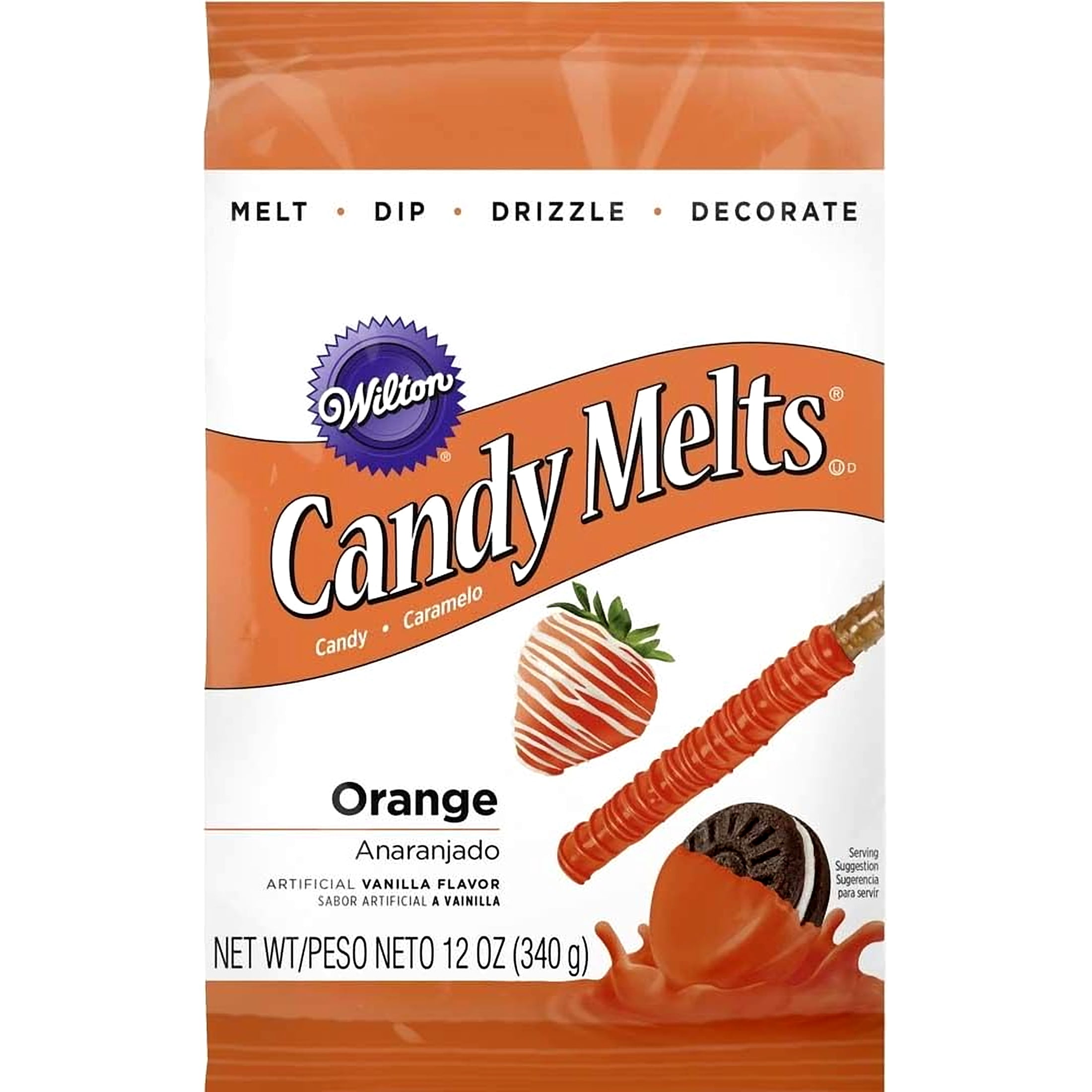 Wilton 12 oz. Candy Melts, Orange 1911-1515