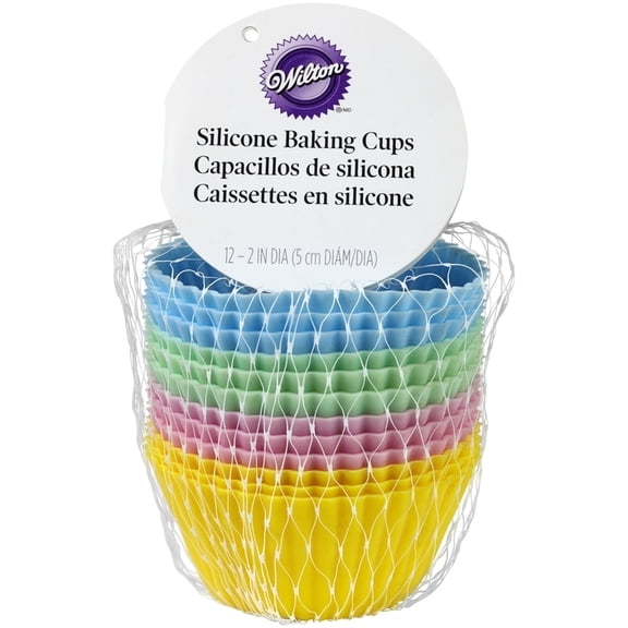Wilton 2.37 in. W X 2 in. L Baking Cups Assorted 12 pk