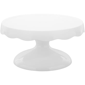 Wilton 2-in-1 Pedestal Cake Stand and Serving Plate, 10-Inch Round Stand