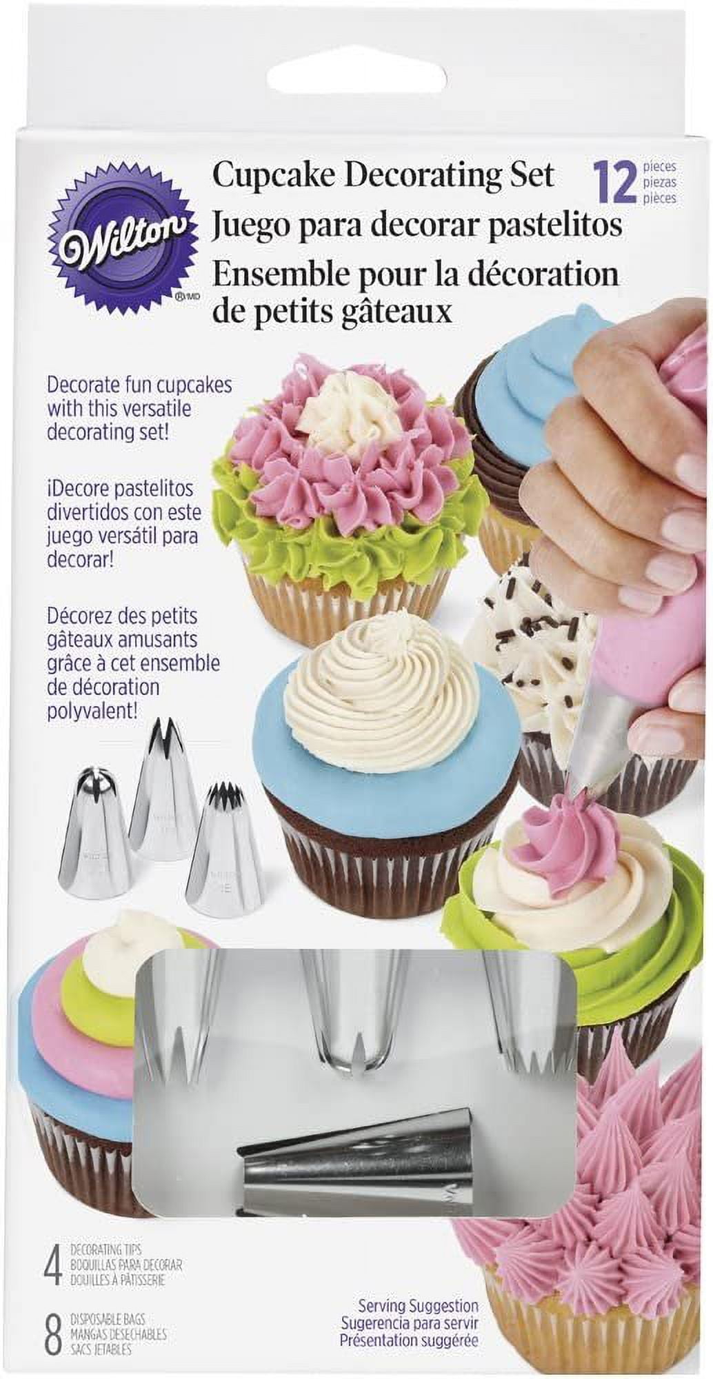 Wilton 2104 1364 12 Piece Cupcake Decorating Set