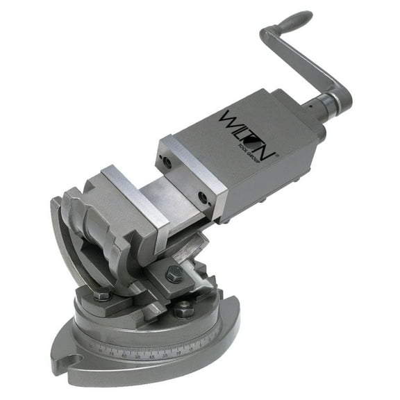 Wilton 3-Axis Precision Tilting Vise 6In Jaw Width 1-3/4 Depth
