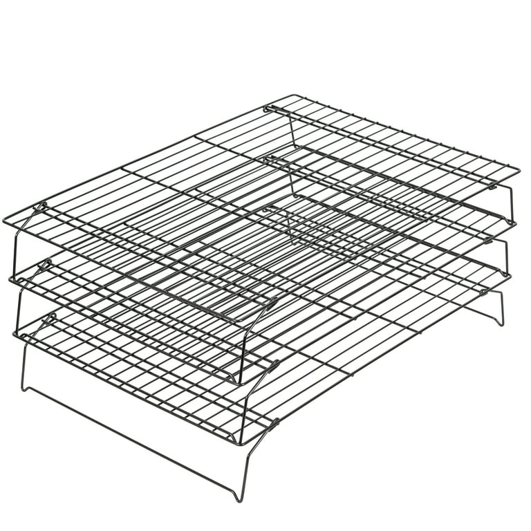 Wilton 3 Piece Mega Stacking Cooling Rack Set 20 x 14 Inch Walmart
