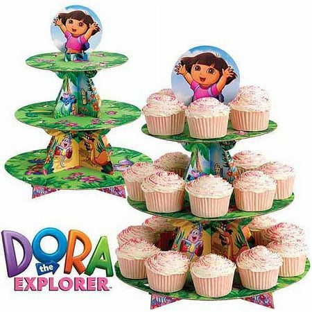 Wilton 3-Tier Treat Stand, Dora the Explorer" 24 ct. 1512-6300