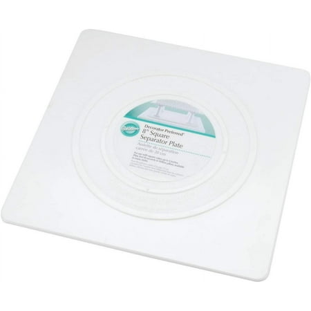 Wilton 302-1802 Decorator Preferred Square Separator Plate for Cakes, 8-Inch