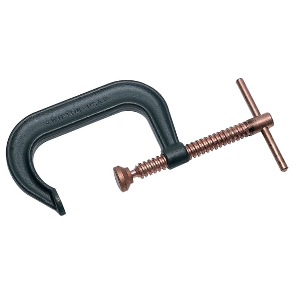 Wilton 400-P Series C-Clamps, Sliding Pin, 6 in Throat Depth