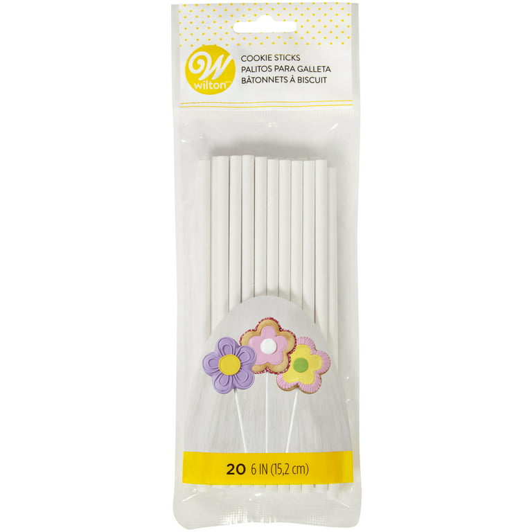 White 6-Inch Lollipop Sticks, 35-Count Pack - Wilton