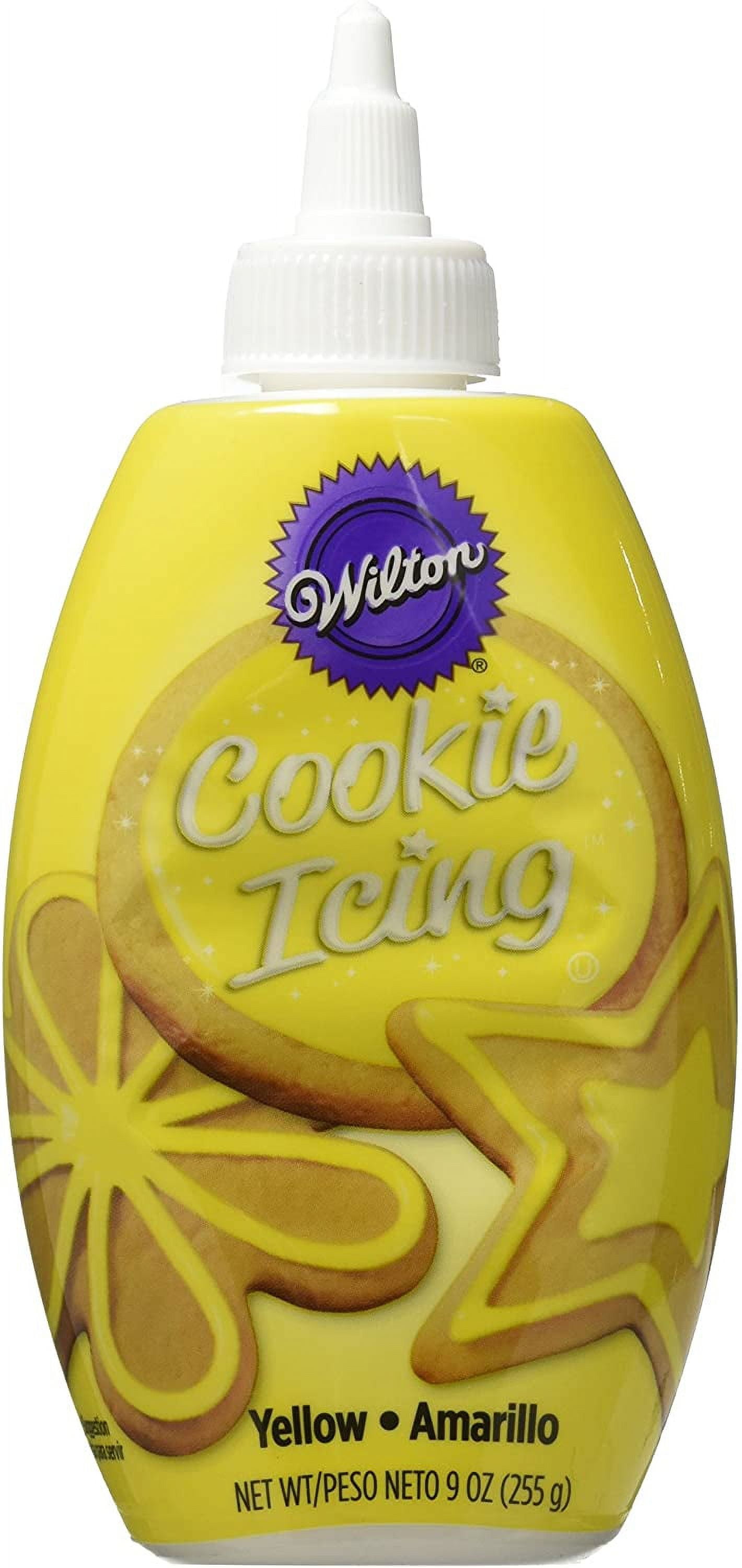 Wilton 7040148 Yellow Cookie Icing, 9Ounce, Assorted