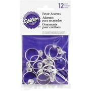 Wilton Accent Favor Engagement Rings, 12 Count