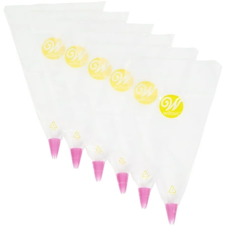 Wilton All-in-One Disposable Decorating Bags with Tips, 6-Count price history and forecast - Wilton 2104-6882
