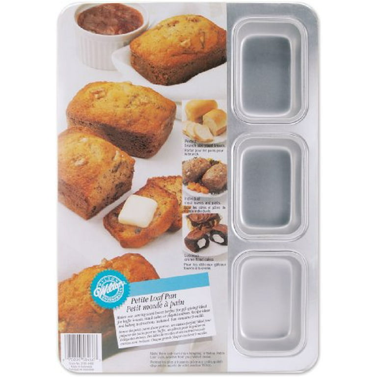 Wilton Aluminum 9-Cavity Petite Loaf Pan Multi-Colored