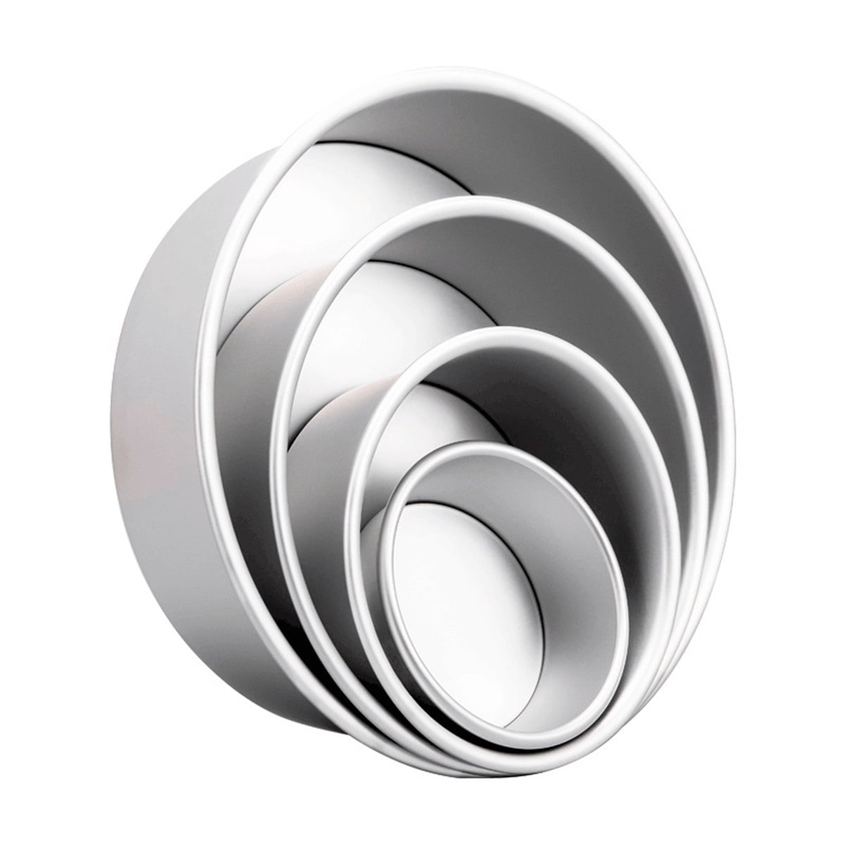 Round Baking Pan Rack Wilton Aluminum Round Cake Pan Set, 4-Piece for Layered Cakes,Durable ...