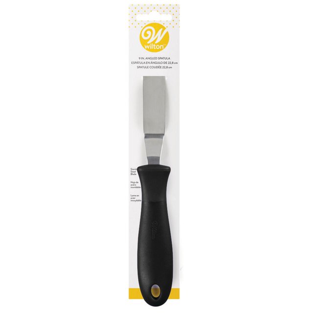 Wilton Angled Icing Spatula, 9inch, Black