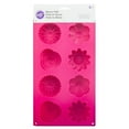 thumbnail image 1 of Wilton Assorted Flowers Silicone Mold, 8 Cavities, 1 of 3