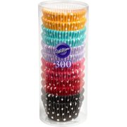 Wilton Assorted Polka Dot Cupcake Liners, 300-Count