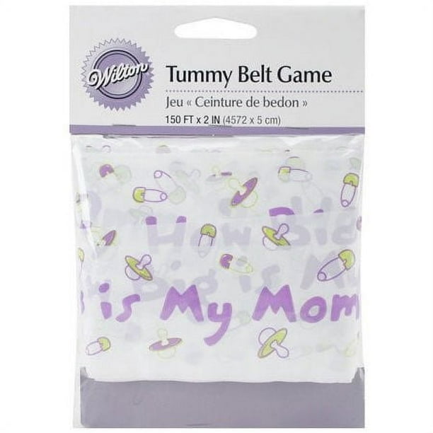 Wilton Baby Shower Activities Tummy Belt Shower Game, 1 Ct