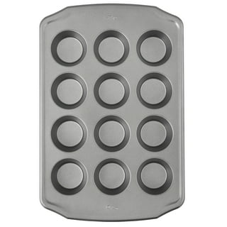 Thyme&Table Nonstick Muffin Pan with Silicone Baking Cups - Black - 12 ct