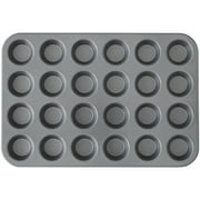 Wilton Everyday Non-Stick 24-Cup Mini Muffin Pan Cupcake Tin 14.65" x 9.9" x 0.8", Packaging May Vary