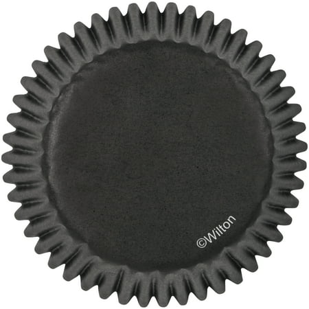 Wilton Black Cupcake Liners, 75-Count