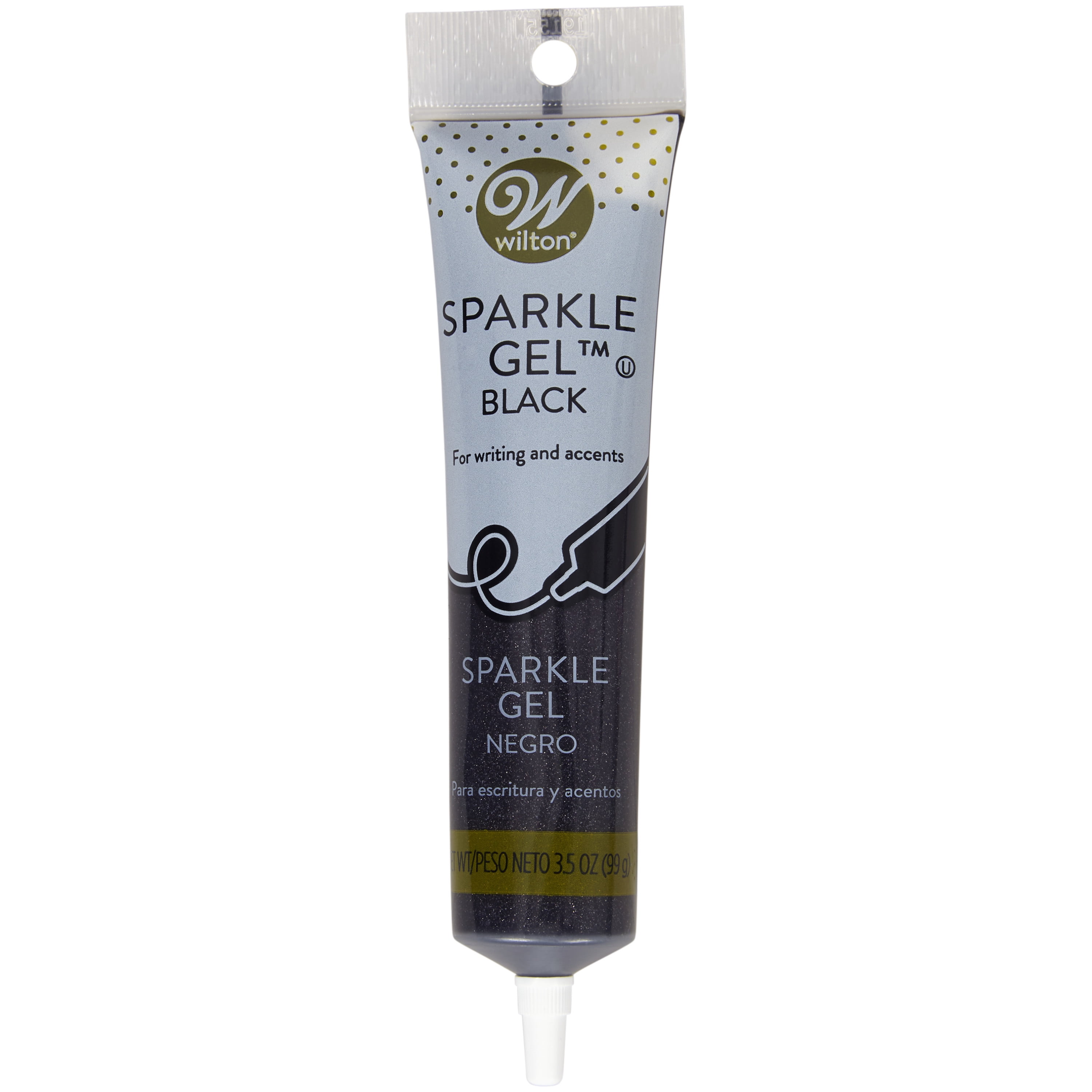 Wilton Black Sparkle Gel Frosting, 3.5 oz.