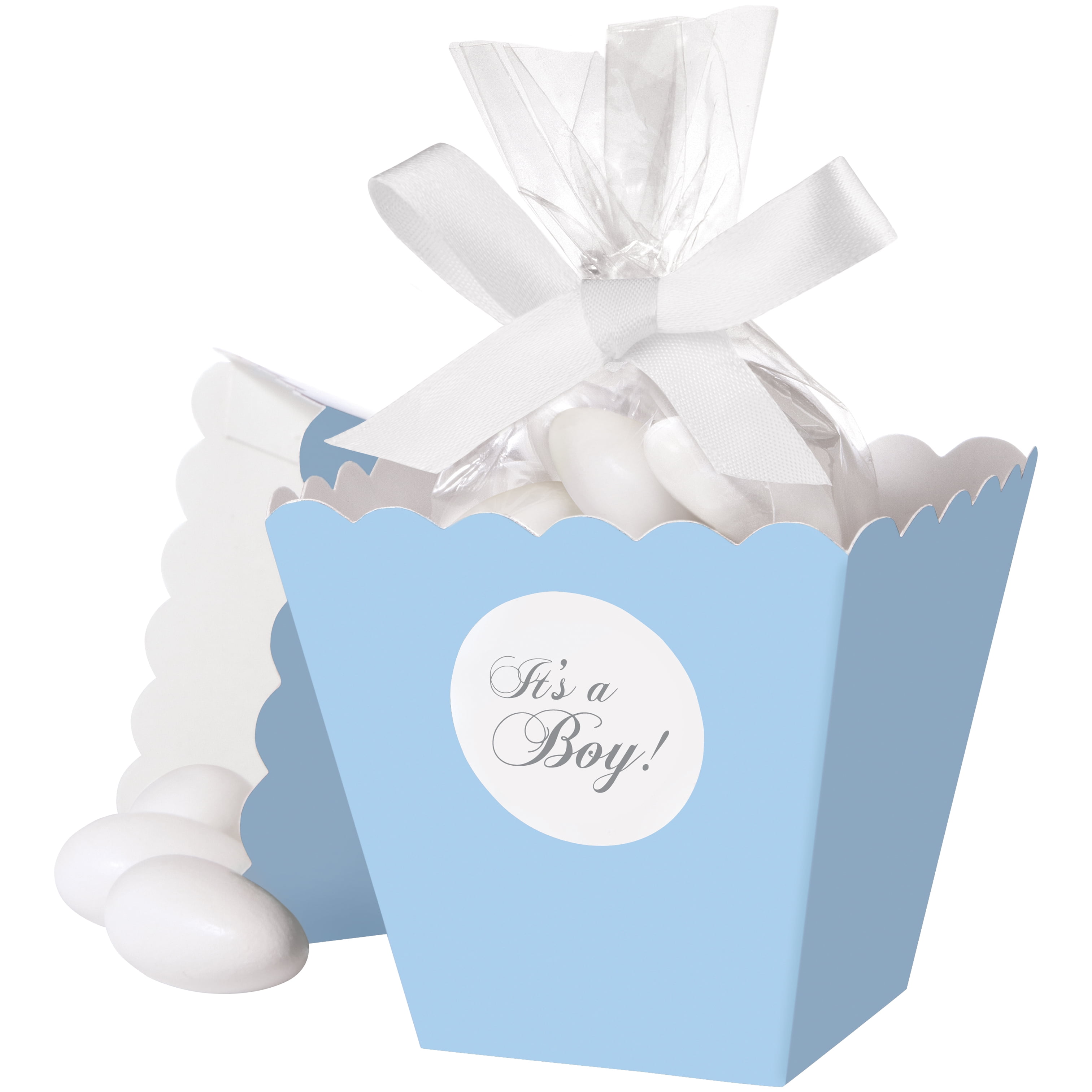 Wilton Blue Popcorn Boxes Favor Kit, 25-pack