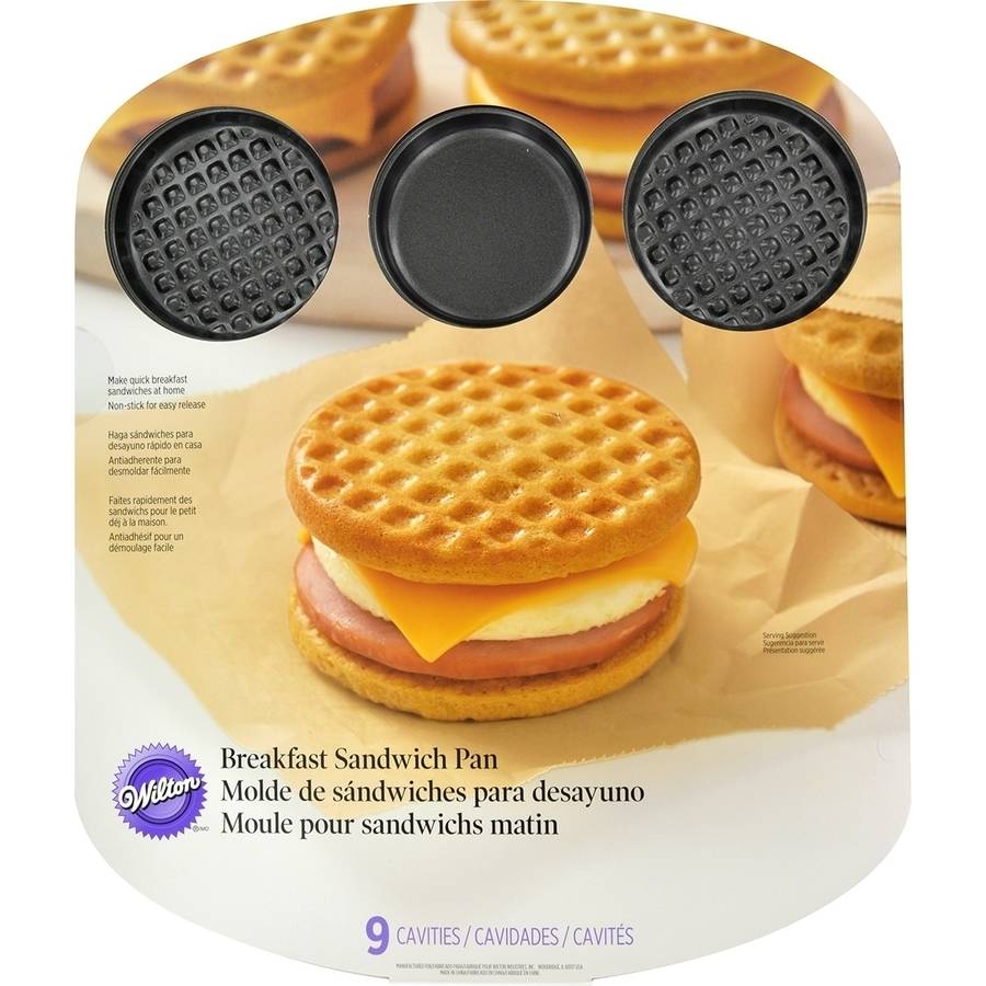 Wilton Breakfast Sandwich Pan, 9 Cavity, 15" x 12.5"