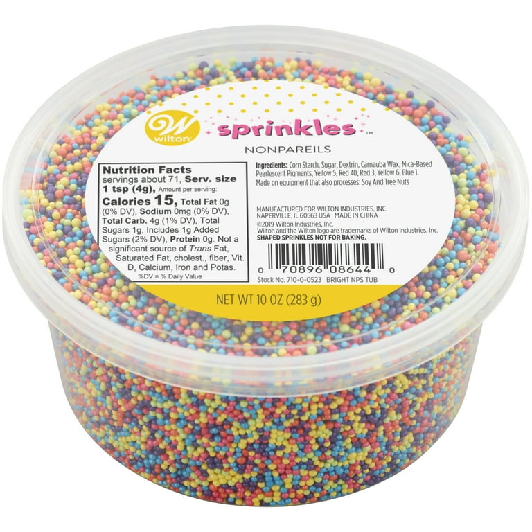 https://i5.walmartimages.com/seo/Wilton-Bright-Pastel-Nonpareils-Sprinkles-Mix-10-oz-Tub_8353140e-6314-43be-b885-d1d872bd317b.028ab698623292f7c35732a5582b4241.jpeg?odnHeight=768&odnWidth=768&odnBg=FFFFFF