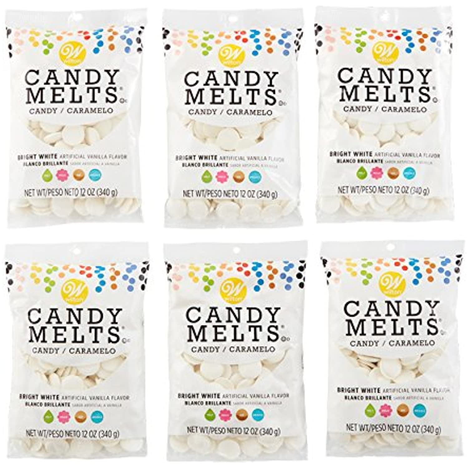 Wilton Candy Melts Flavored 12Oz-Lavender, Vanilla