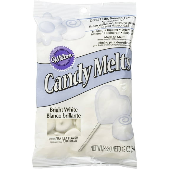 Wilton Bright White Candy Melts Candy, 12 oz