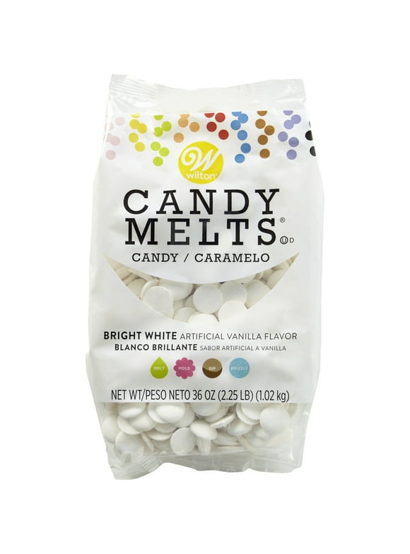 Wilton Bright White Candy Melts® Candy, Vanilla Flavored, Bulk, 36 oz.