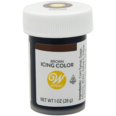 Wilton Brown Food Coloring Edible Gel for Baking & Cake Decorating No Taste 1 oz.