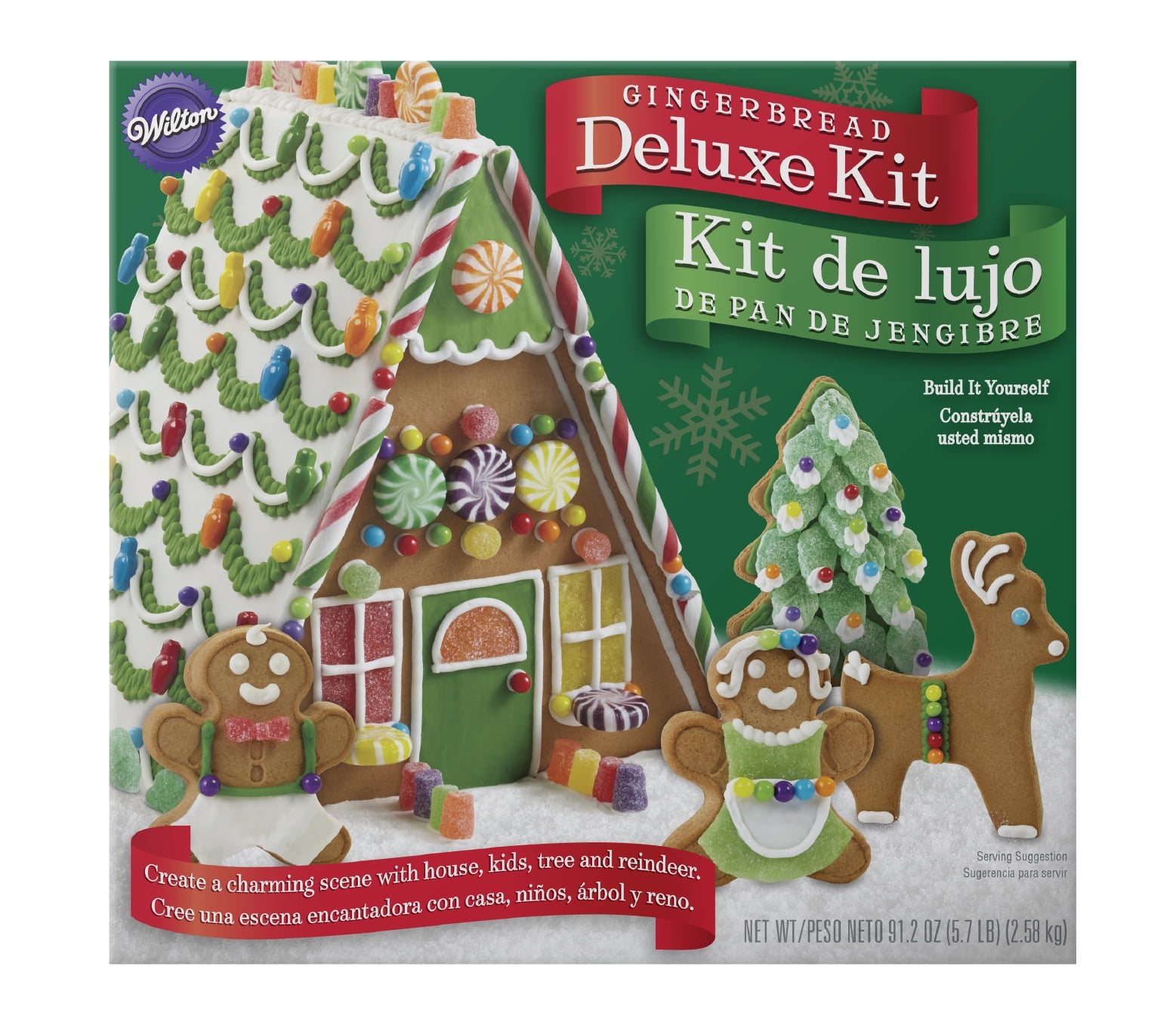 Wilton Deluxe Gingerbread House Kit – 2022 – New/Sealed