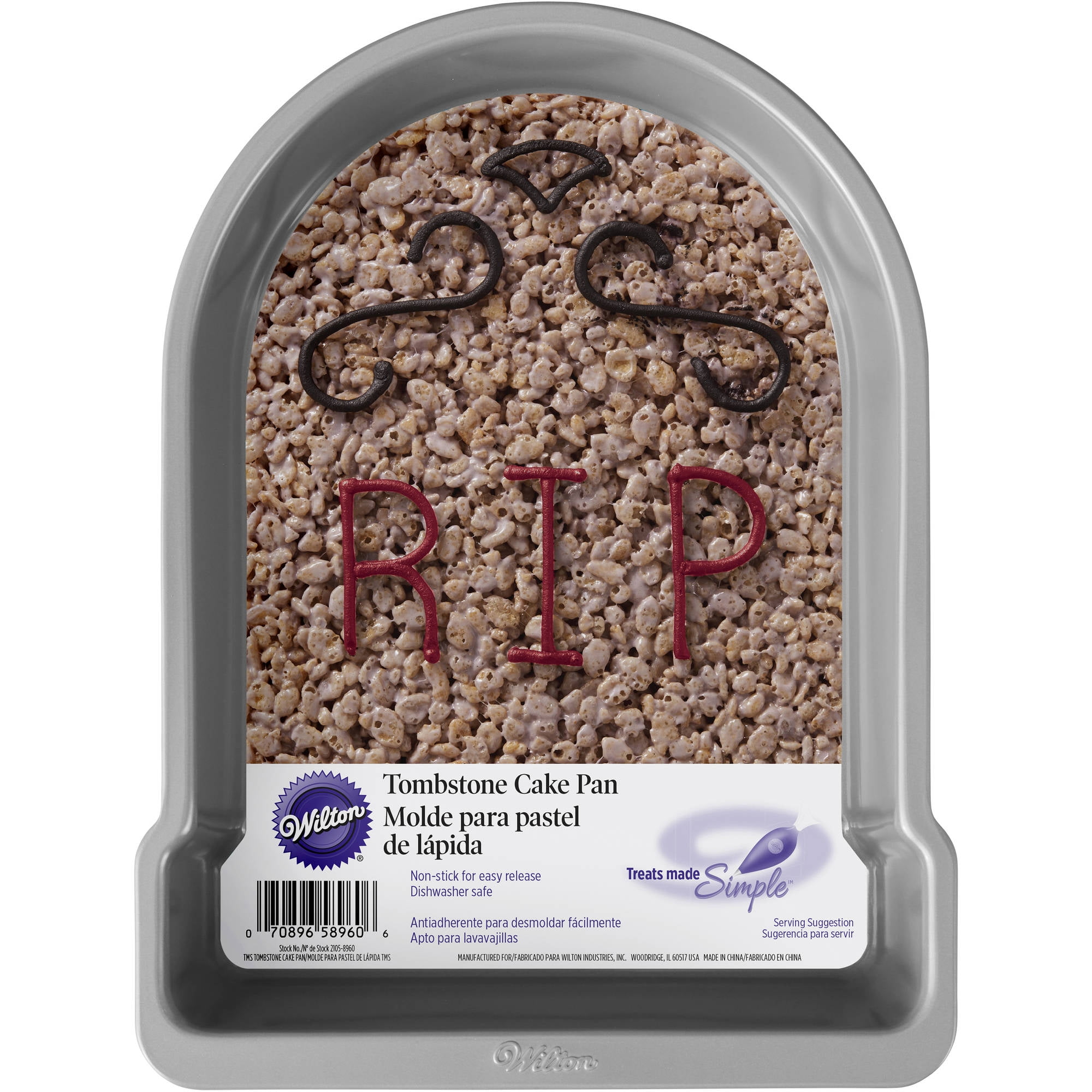 Wilton Cake Pan, Halloween,Tombstone