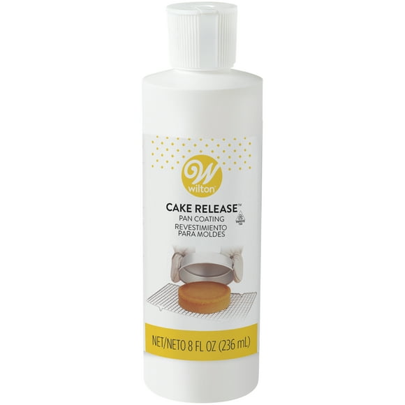 Wilton Cake Release Non-Stick Pan Coating, Soybean Oil, 8 fl. oz. Plastic Bottle
