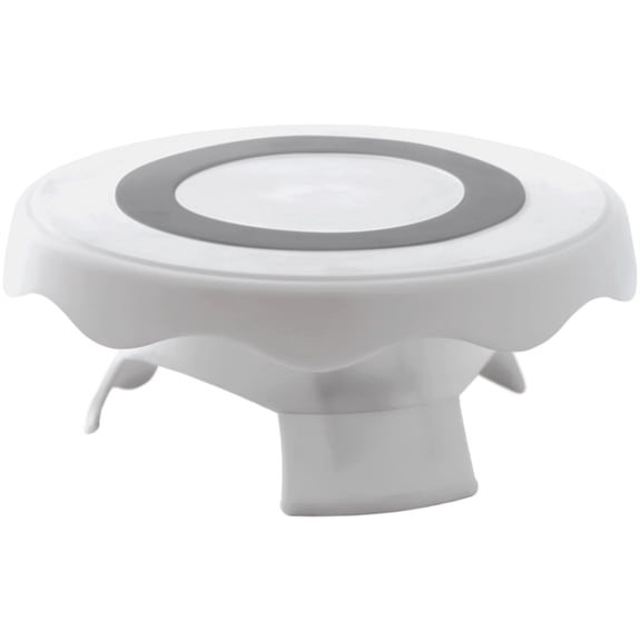 Wilton Adjustable Cake Turntable Stand 12.75-Inch Rotating Decorating Platform with Folding Legs