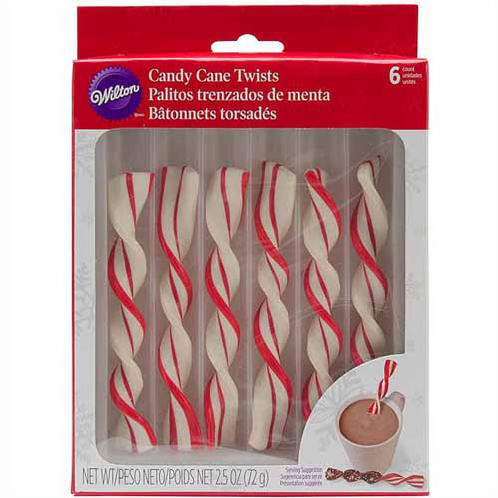 Wilton Candy Cane Twists, Peppermint 6 ct. 21040040