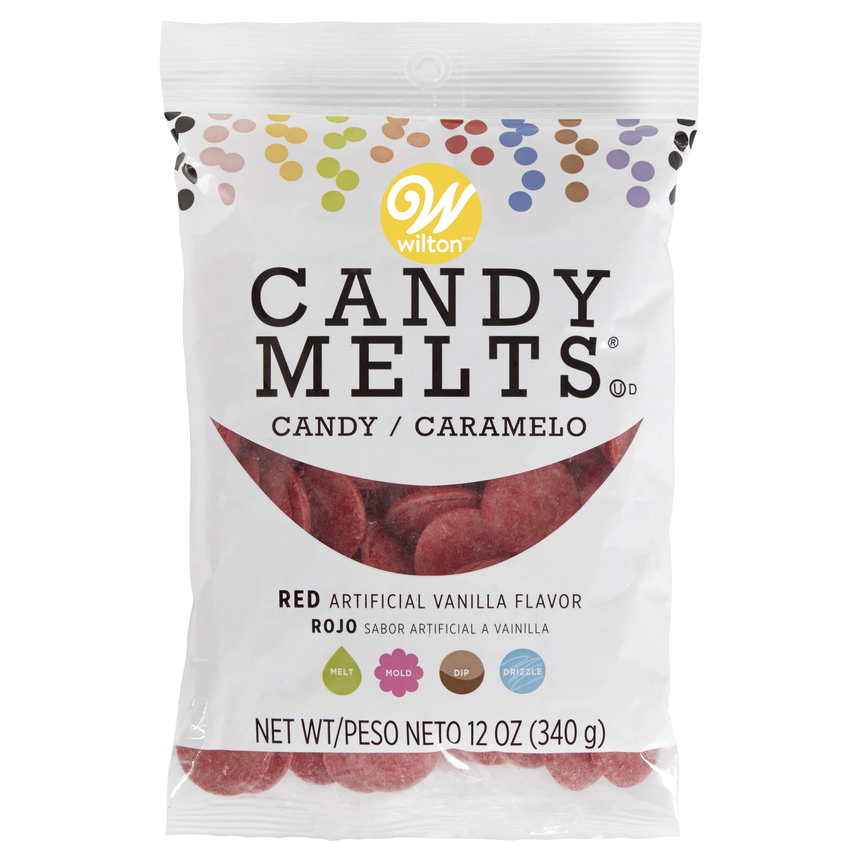 Wilton Red Candy Melts, 12 oz - Versatile, Creamy, Easy-to-Melt
