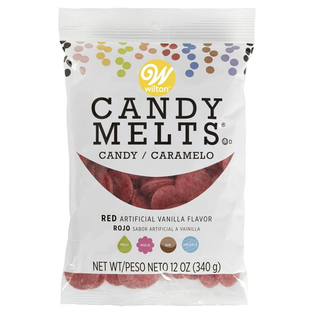 Wilton Candy Melts, Red, 12 oz. - Walmart.com