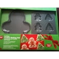 thumbnail image 1 of Wilton Christmas Gingerbread Man Cookie Pan & 6 Cavity Pan 2 piece Baking Set, 1 of 2