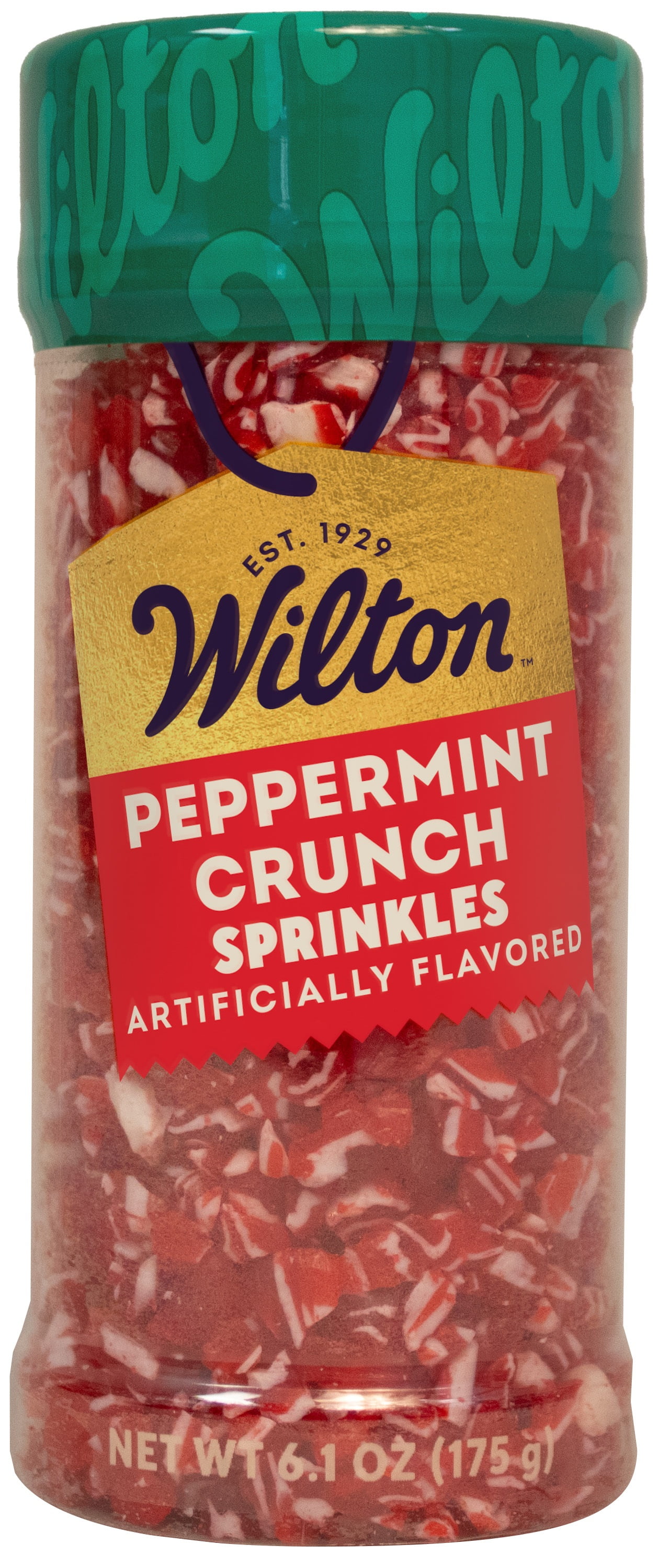 Wilton Peppermint Crunch Sprinkles, Red & White, 6.1 oz.