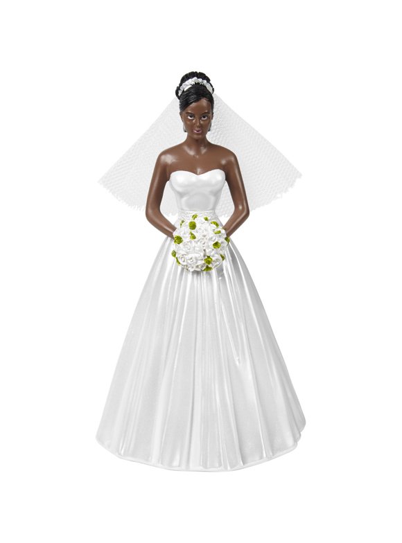 Classic Bride with Tiara Wedding Cake Topper