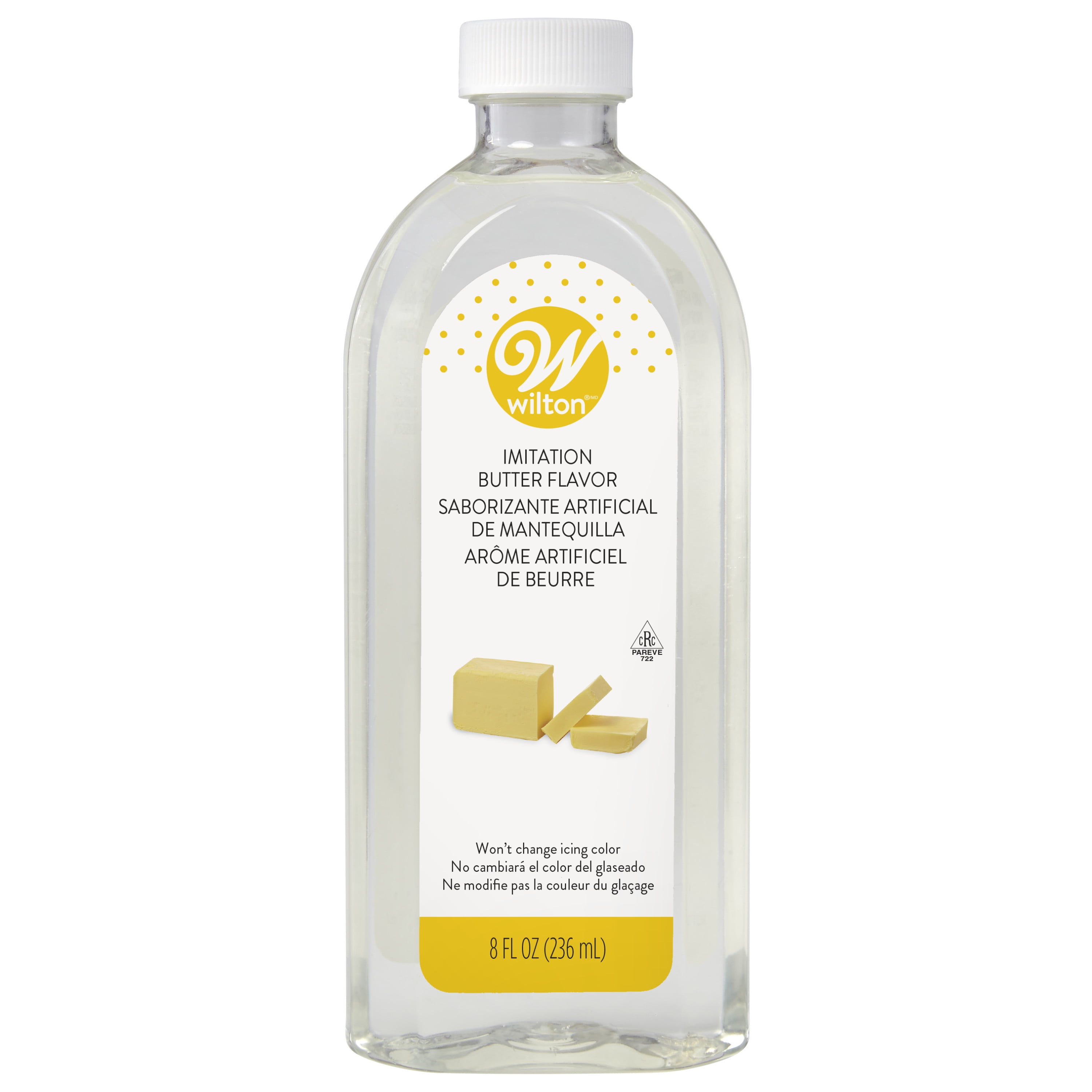 Wilton Clear Imitation Butter Baking and Flavoring Extract, 8 oz