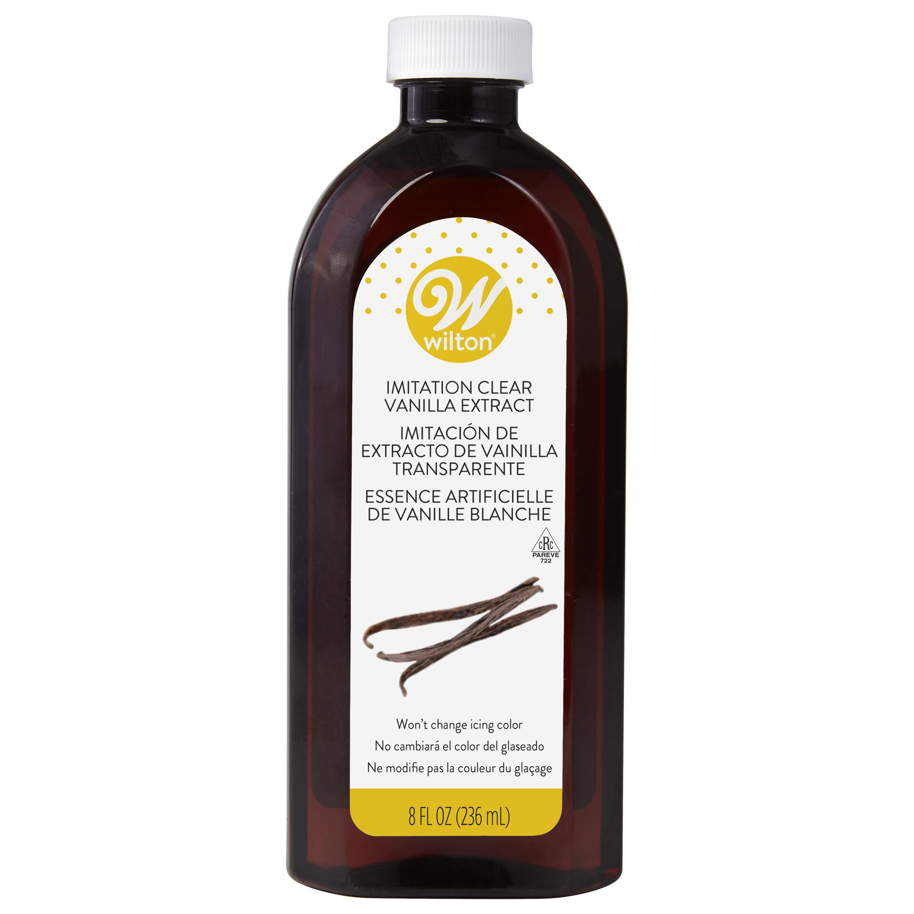Wilton Clear Imitation Vanilla Extract for Baking and Flavoring Cakes