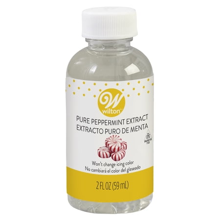 Wilton Clear Pure Peppermint Baking and Flavoring Extract, 2 oz.