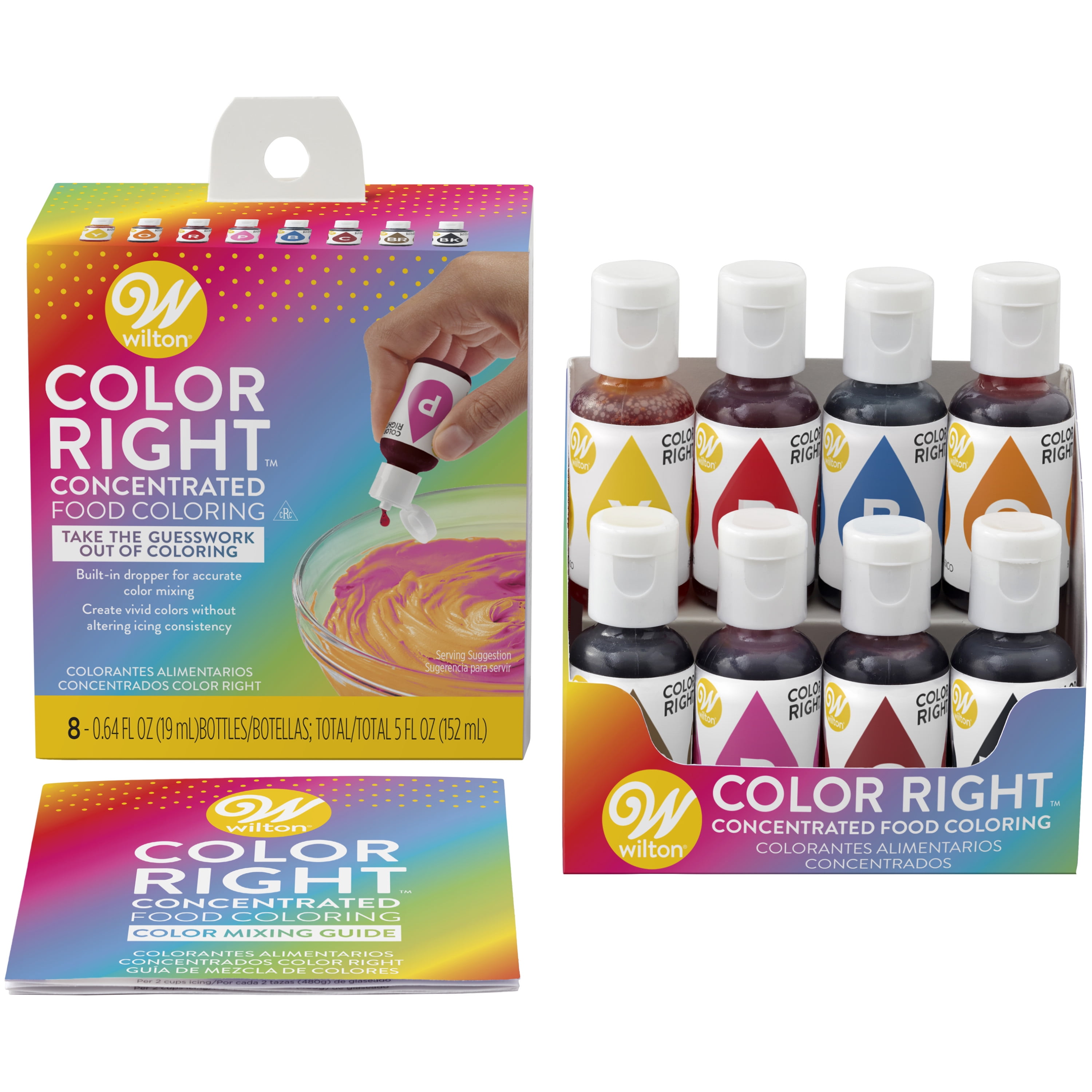 Food Coloring Liqua-Gel 12 PK (9 oz, 264 mL) - 12 Bold Primary Color Kit in  .75 fl. oz (22mL) Bottles - For Baking, Decorating, Fondant, Cooking, DIY