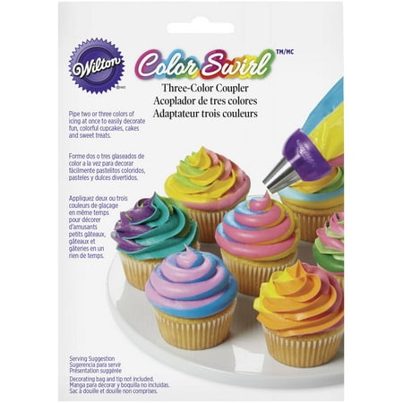 Wilton Color Swirl 3-Color Coupler Cupcake Decorating Set price history and forecast - Wilton 191005932